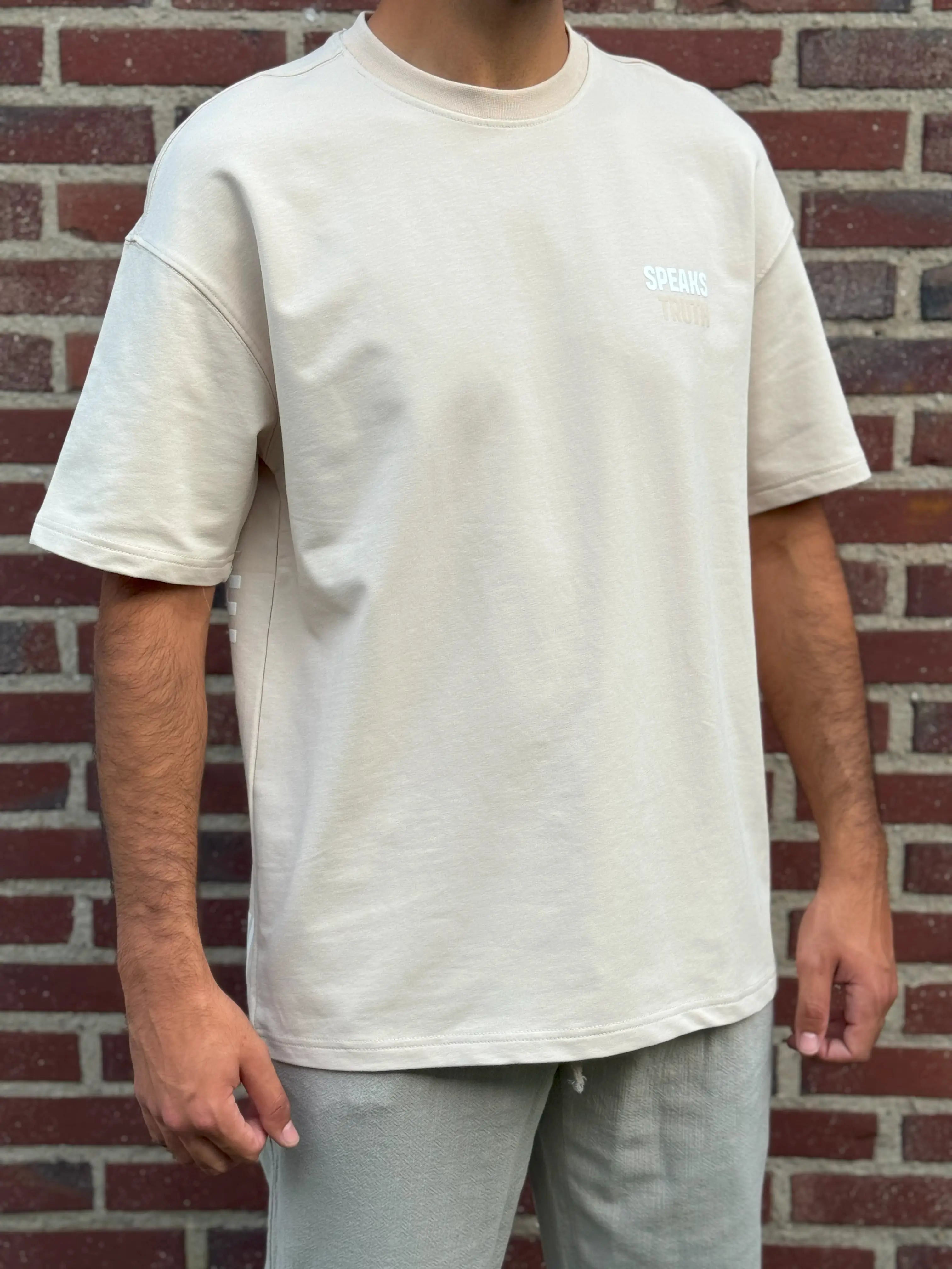 Stone Half-Oversize T-Shirt – Universe Print