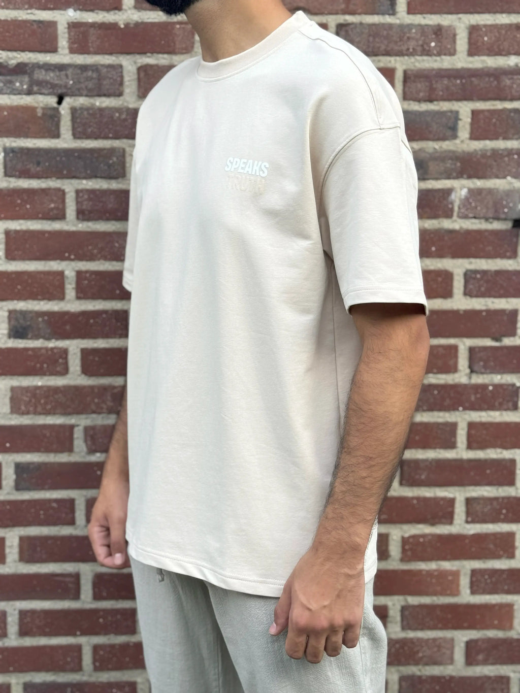 Stone Half-Oversize T-Shirt – Universe Print