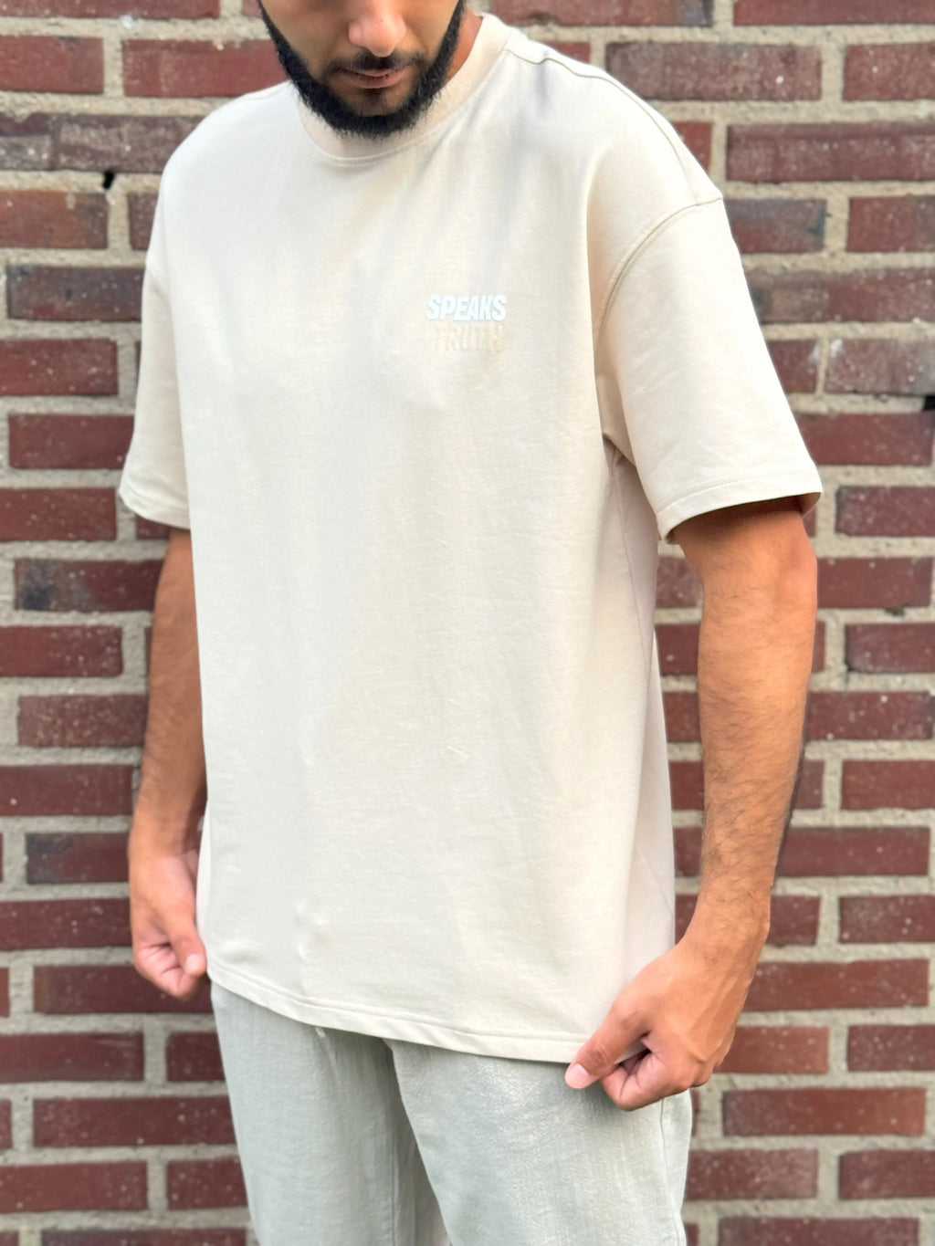 Stone Half-Oversize T-Shirt – Universe Print