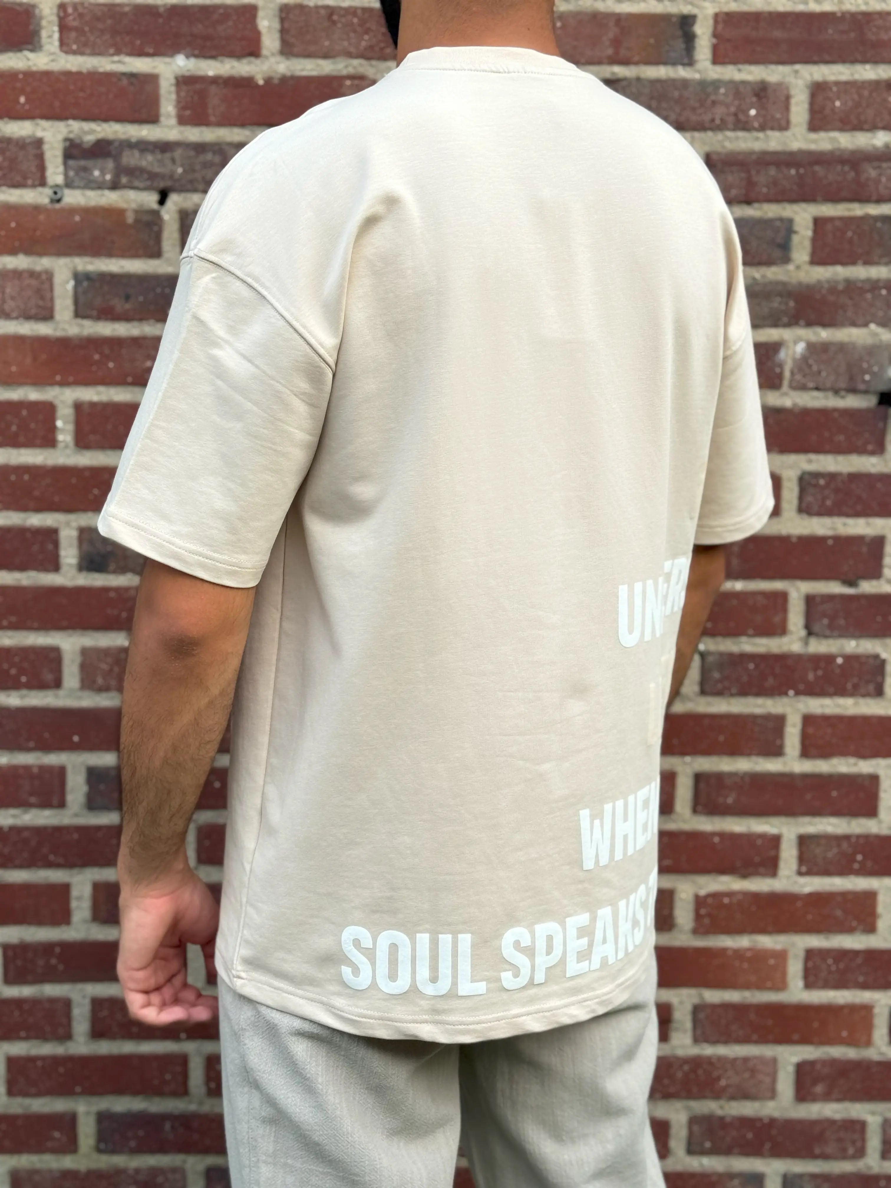 Stone Half-Oversize T-Shirt – Universe Print