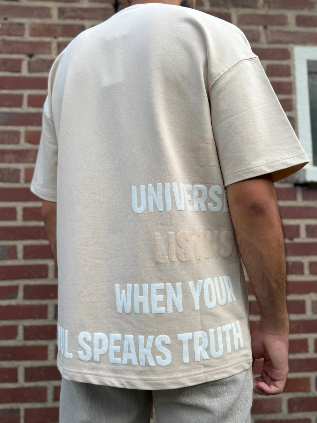 Stone Half-Oversize T-Shirt – Universe Print