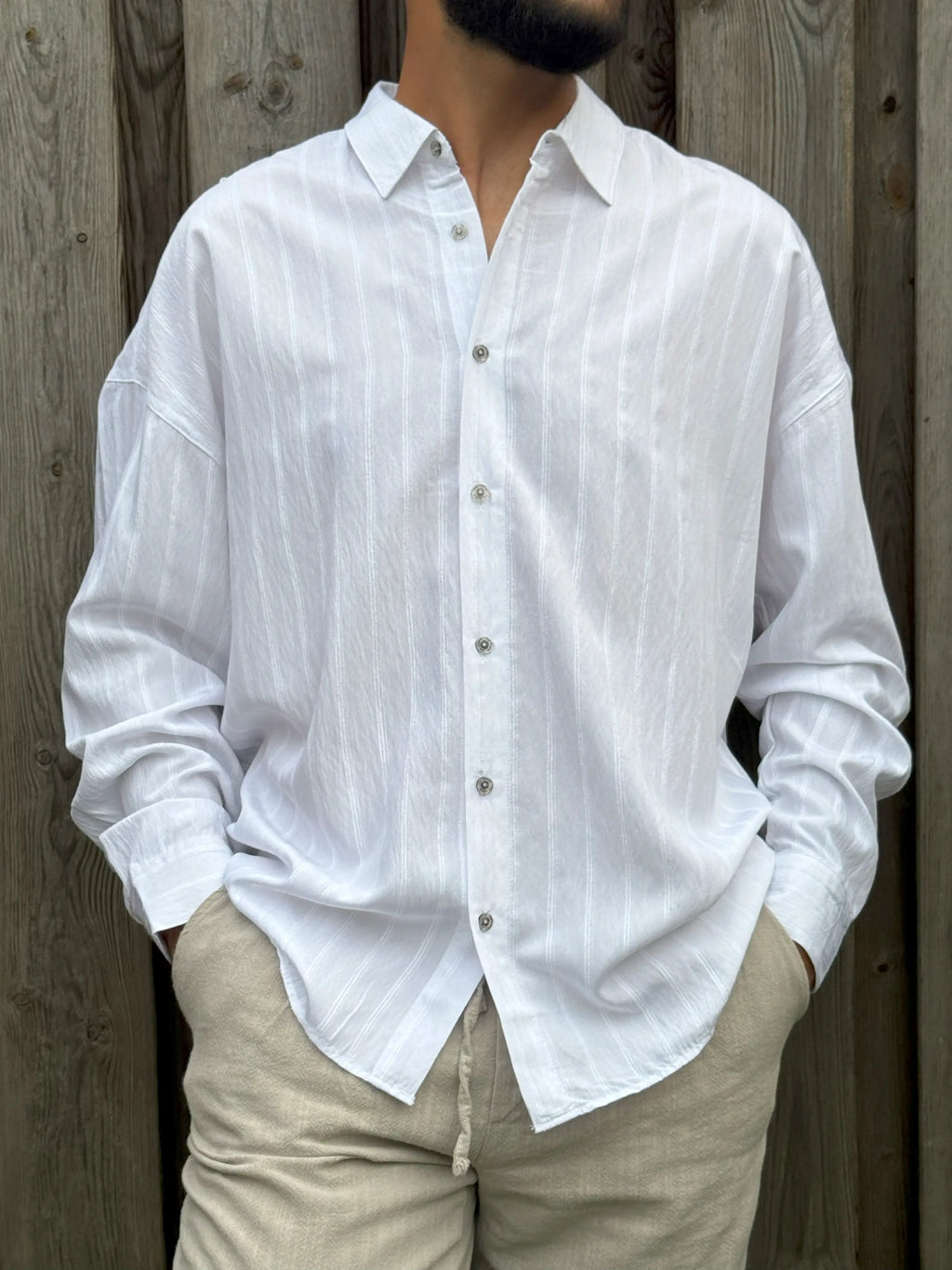 Oversized White Shirt