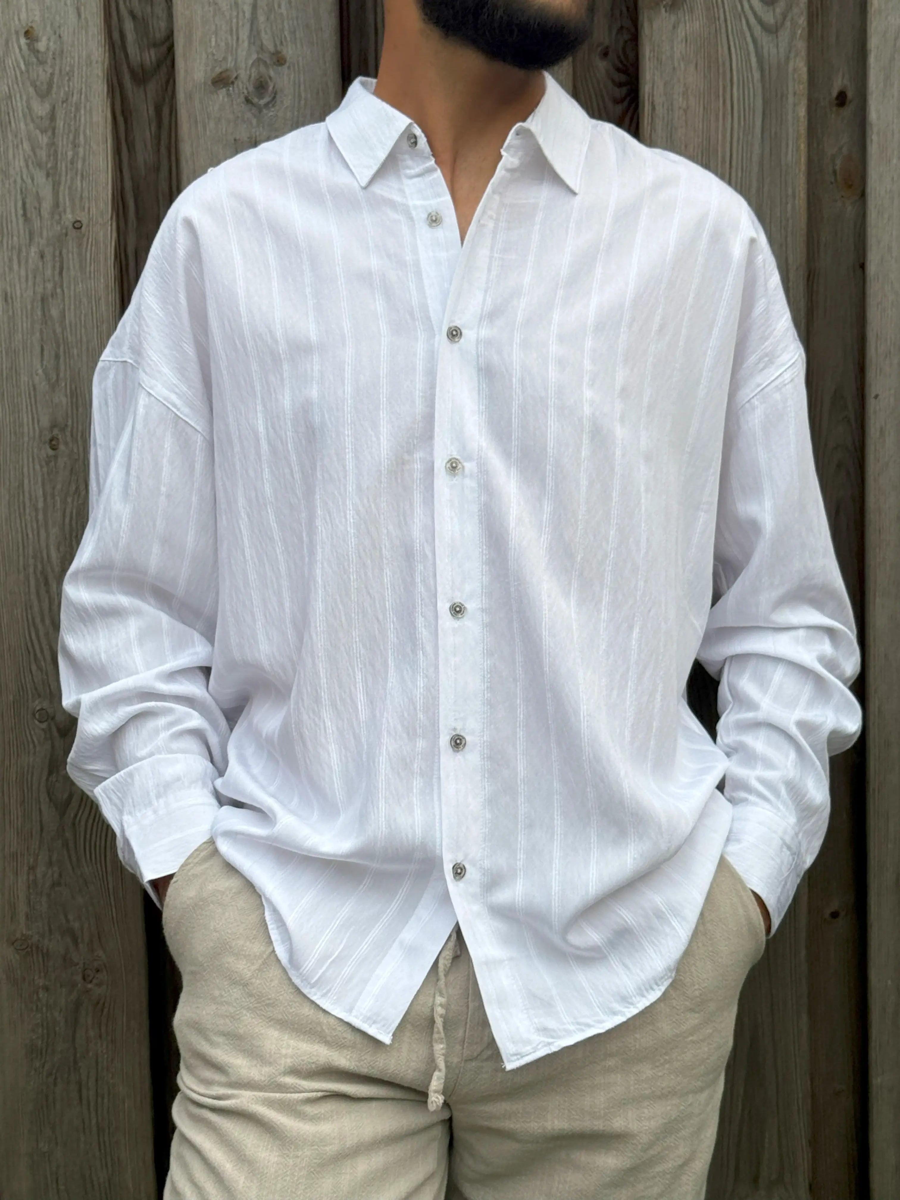 Oversized White Shirt