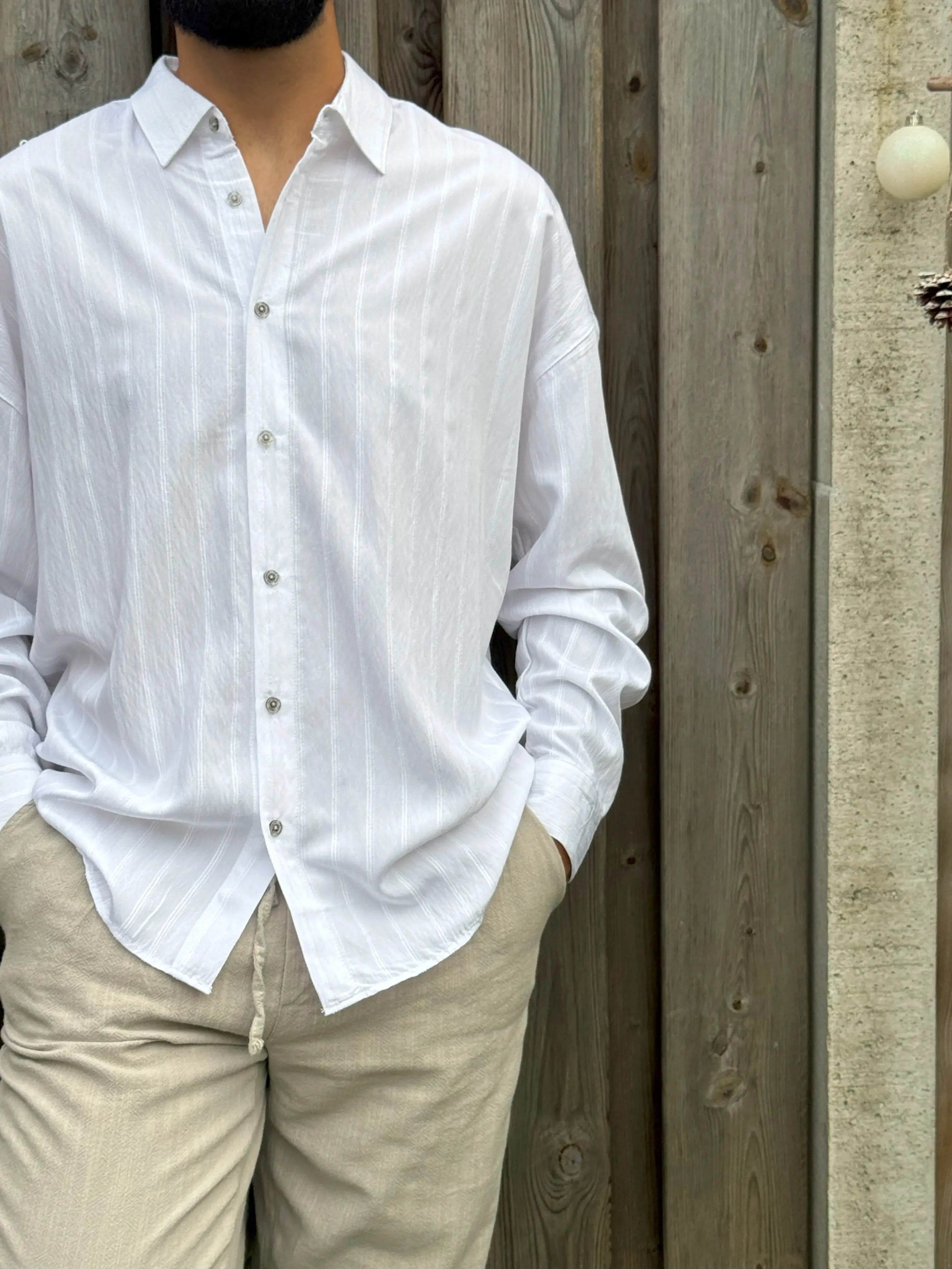 Oversized White Shirt