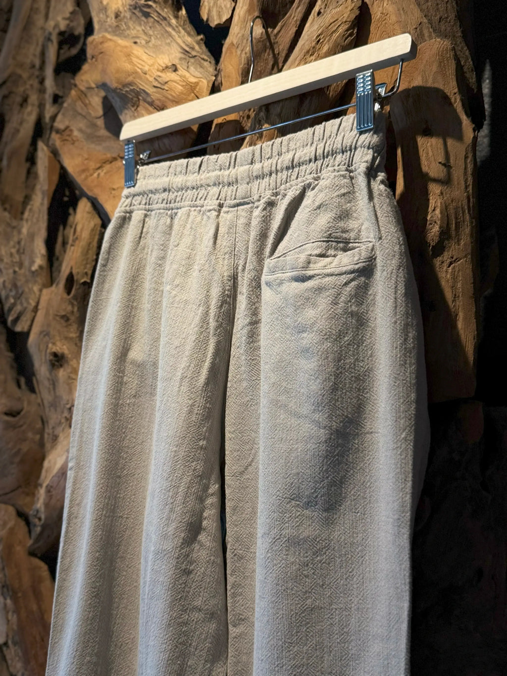 Stone Beige Linen Pants