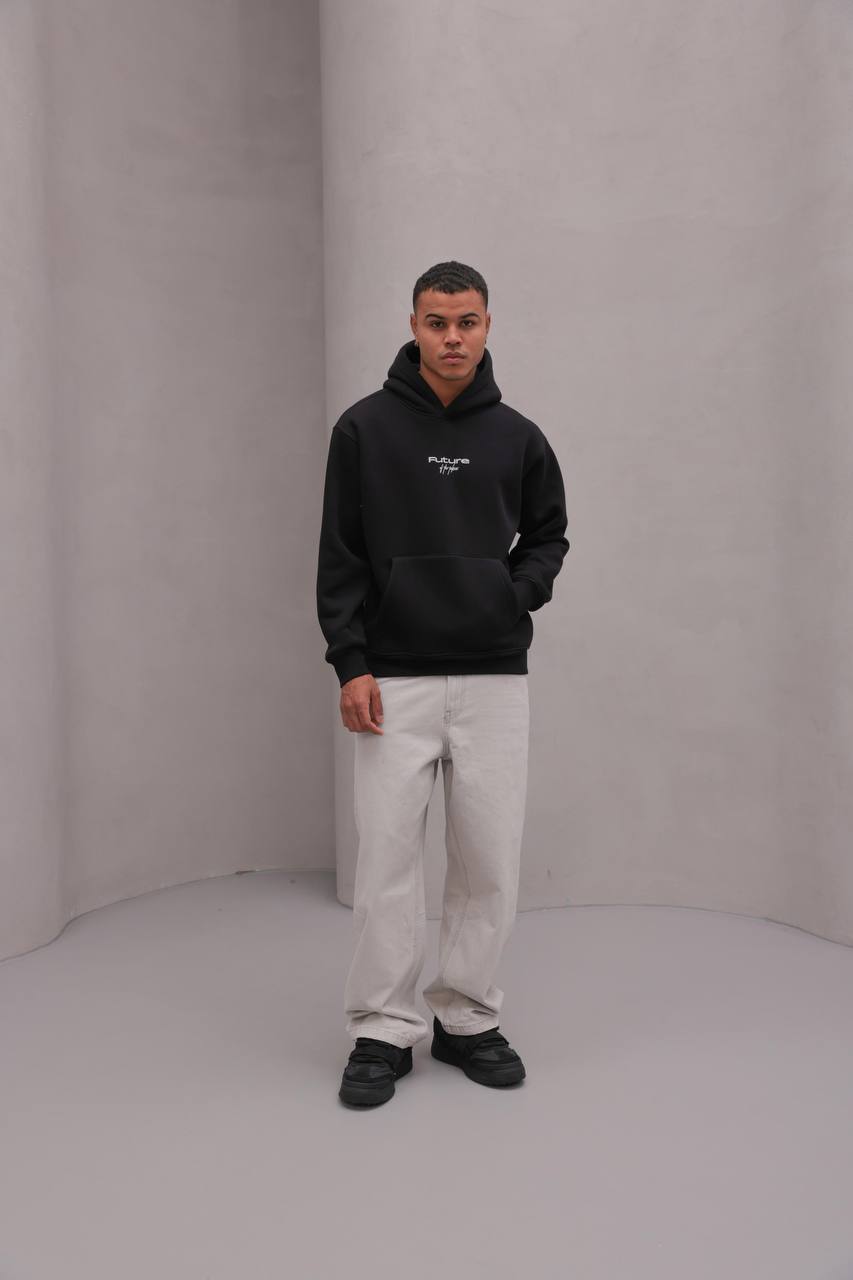 Soft Polar Hoodie – Black