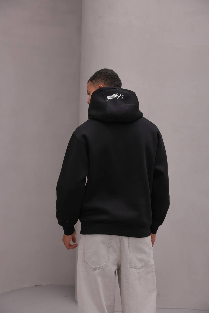 Soft Polar Hoodie – Black