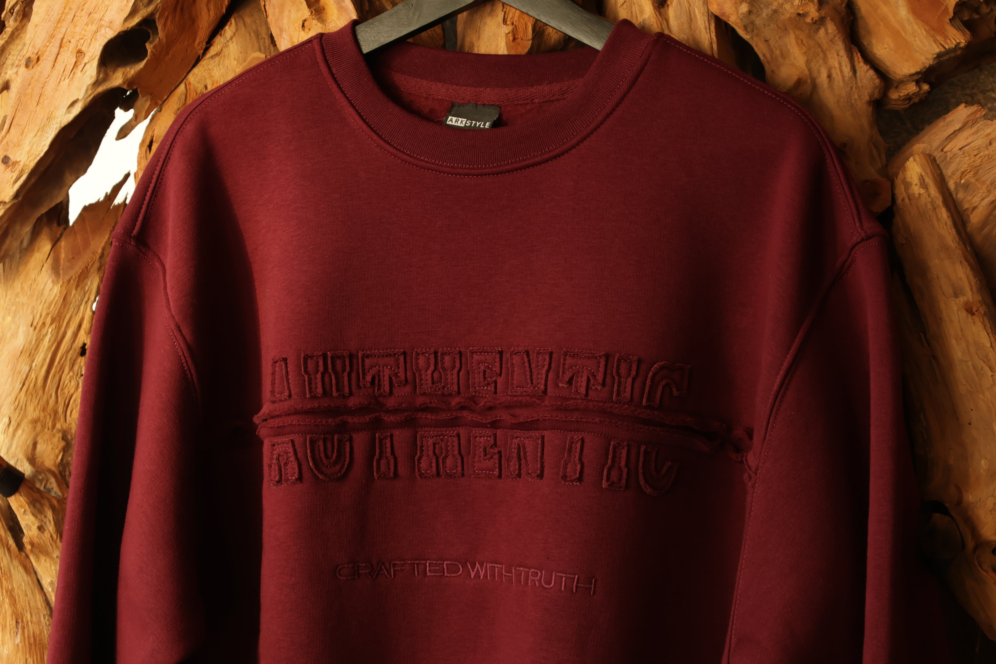 Authentic Sweatshirt – Burgundy