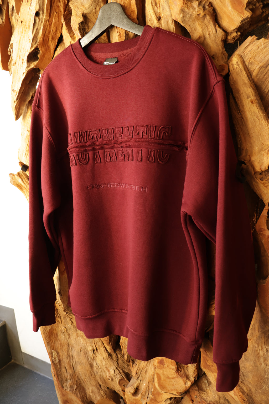Authentic Sweatshirt – Burgundy